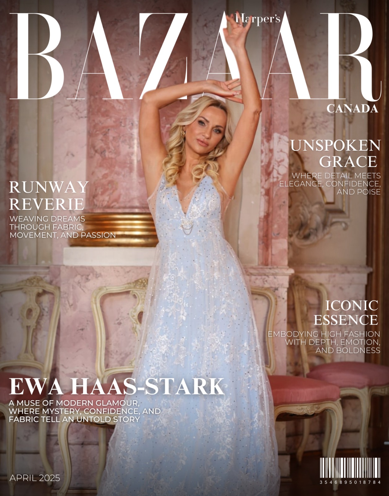 Harper's Bazaar Canada - Ewa Haas-Stark